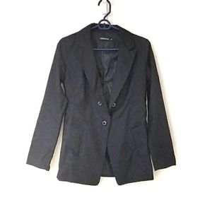 Anna Sui blazer suit lapel black